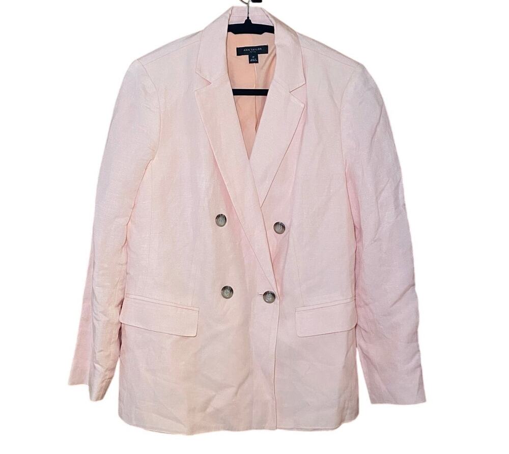 Ann Taylor - Petite Light Pink Blazer - Excellent Condition